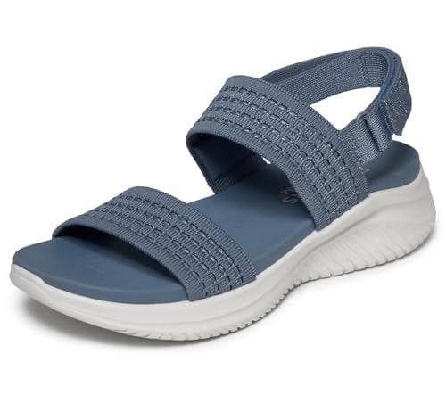 Skechers Ultra Flex 3.0 - Sandalias planas para mujer