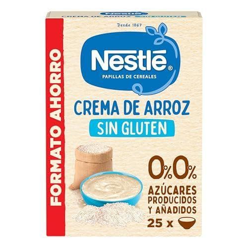 Nestlé 0% - Crema de arroz | Sin gluten | +6meses