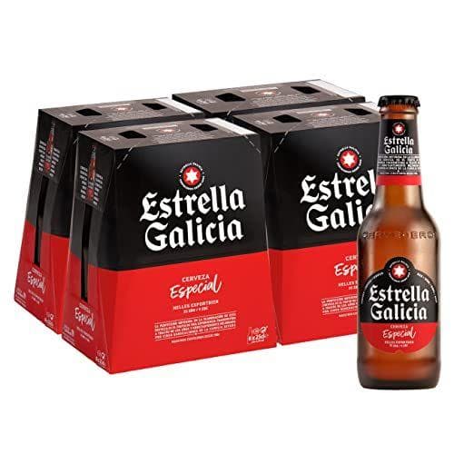 Estrella Galicia Especial - Pack de 24 botellines de cerveza lager especial