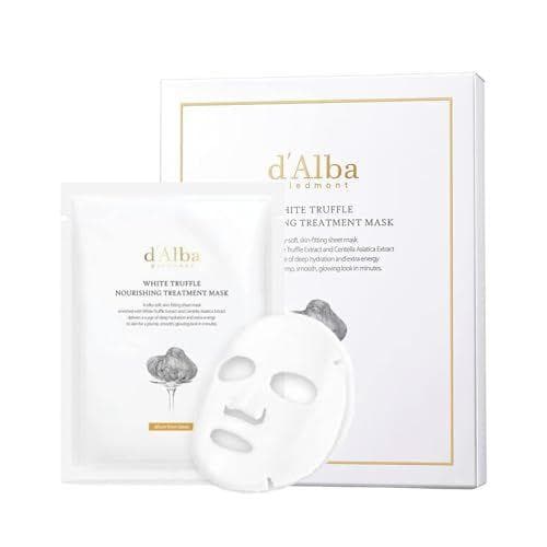 d'alba - 5 mascarillas de tratamiento nutritiva con trufa blanca italiana