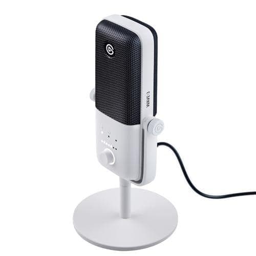 Elgato Wave:3 White - Micrófono condensador USB profesional para Streaming