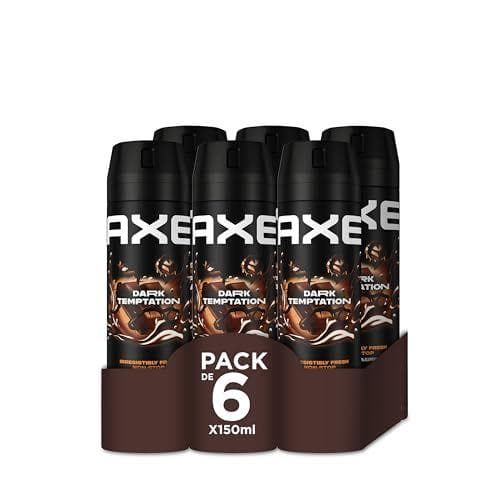 Axe Dark Temptation - Pack de 6 desodorantes (150ml)