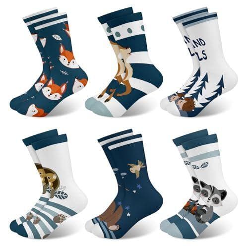 Queenshin - 6 pares de calcetines infantiles