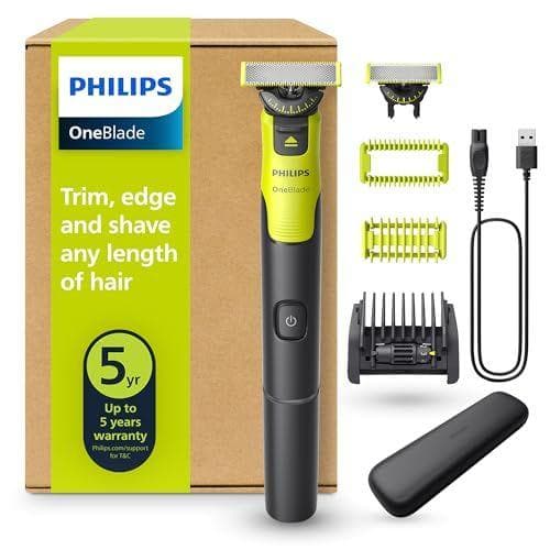 Philips OneBlade 360 - Afeitadora y recortadora eléctrica facial y corporal 