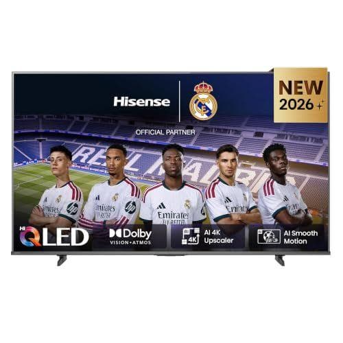 Hisense 55E7S - Hi-QLED Smart TV 55 Pulgadas, Hi-QLED Color, Dolby Vision.Atmos, Escalador IA 4K, Smooth Motion IA, Modo Juego Plus, Dolby Vision IQ, HDR10+Adaptive