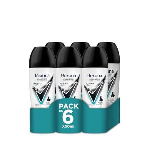 Rexona Advanced Protection - Pack de 6 botes de desodorante antitranspirante Roll-On para mujer 