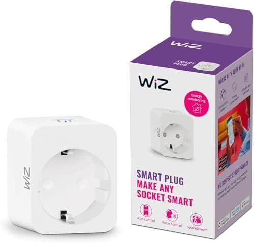 WiZ - Pack de 2 enchufes inteligente Wi-Fi | Tipo F | 230V | 50Hz