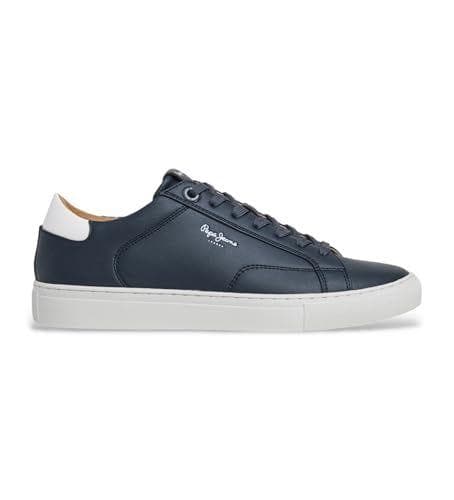 Pepe Jeans Deportivas para Hombre PMS00048 Joe Basic de la Talla 42 en Color Navy