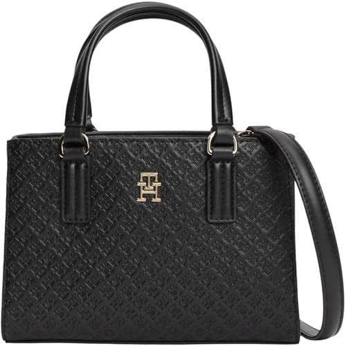 Tommy Hilfiger - Tote bag con monograma grabado para mujer