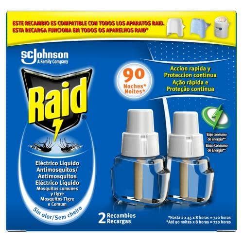 Raid - Insecticida eleétrico líquido doble
