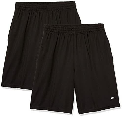 Amazon Essentials - Pack de 2 pantalones cortos holgados para hombre