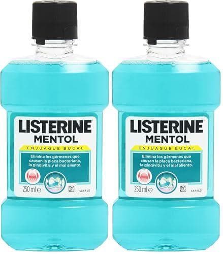 Listerine - Pack de 2 botes de enjuague bucal | Mentol