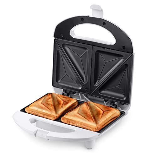 Ufesa - Sandwichera 750W con capacidad para 2 sandwiches