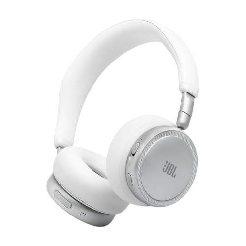 JBL Live 680NC, Auriculares Supraaurales Inalámbricos con Bluetooth, Blanco