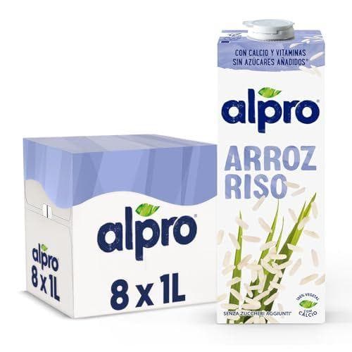 Alpro - Pack de 8 bricks de bebida vegetal de arroz