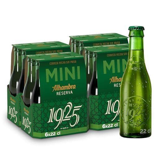 Alhambra Reserva 1925 MINI - Pack de 24 botellas de cerveza extra de fermentación lenta