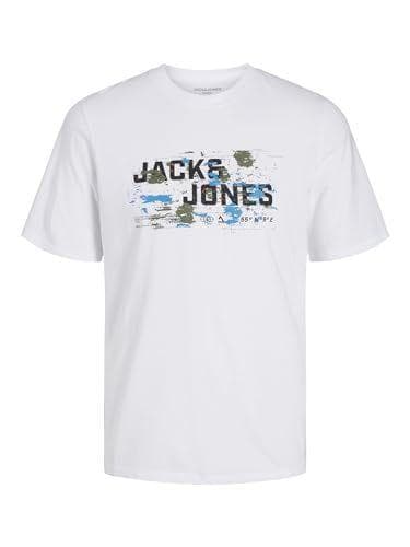 JACK & JONES - Camisetas de cuello redondo para hombre