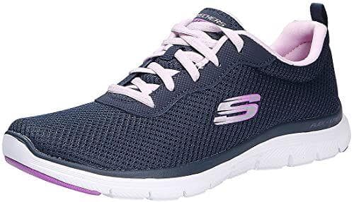 Skechers Flex Appeal 4.0 Brilliant View Regular, Zapatillas Mujer, Navy, 38 EU