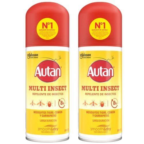 Autan Multi Insectos - Pack de 2 botes de spray repelente contra mosquitos