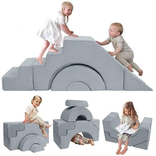 MeMoreCool - Sofá infantil modular de bloques de construcción