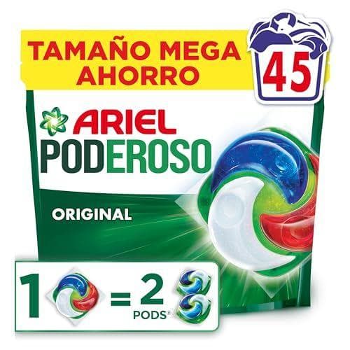 Ariel Pods - 45 cápsulas de detergente para lavadora 