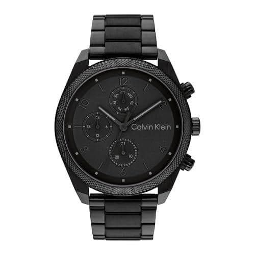Calvin Klein - Reloj analógico multifunción de cuarzo con tres subesferas
