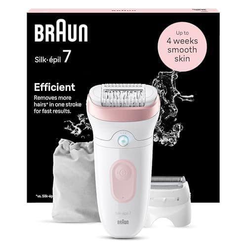 Braun Silk-épil 7 - Depiladora eléctrica para una eliminación del vello fácil