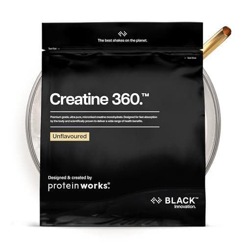 Protein Works - Creatine 360 | Black | Sin Sabor | 166 porciones
