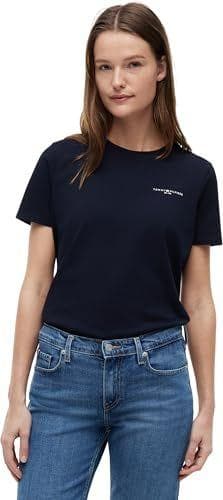 Tommy Hilfiger - Camiseta de manga corta para mujer