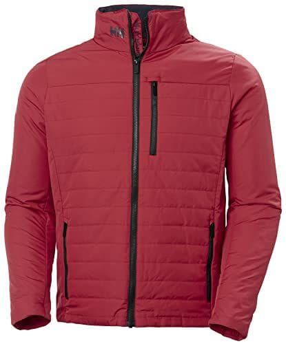 Helly Hansen Hombres Chaqueta aislante Crew 2.0, Rojo, M
