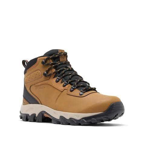 Columbia Newton Ridge Plus 2 WP, Botas Montaña de Senderismo, Hombre, Marrón (Elk/Black 2024), 42 EU