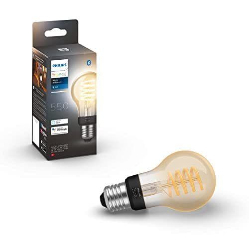 Philips Hue - Bombilla LED inteligente de filamento 