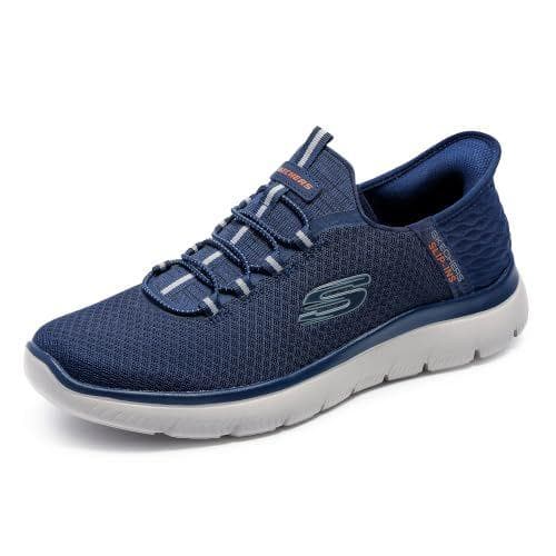 Skechers Hombre Summits High Range Slip-in , Navy Mesh/Trim, 42 EU