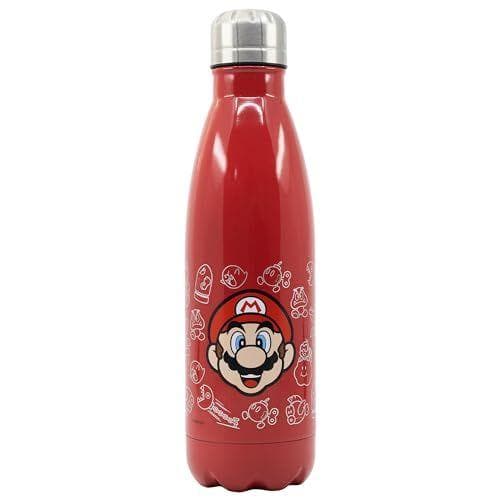 Stor - Botella de acero inoxidable de Super Mario  
