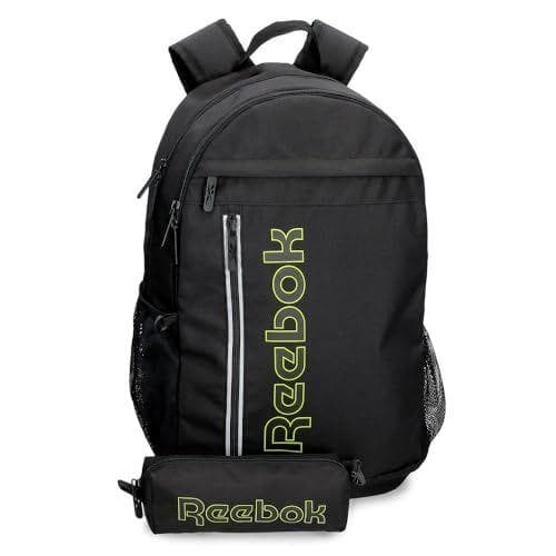 Reebok - Mochila + estuche escolar 30x48x15 cms 21,6L