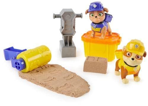 RUBBLE & CREW - Pack de figuras + arena mágica 