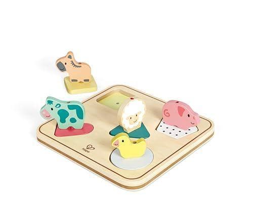Hape - Puzle de sonidos de animales de granja