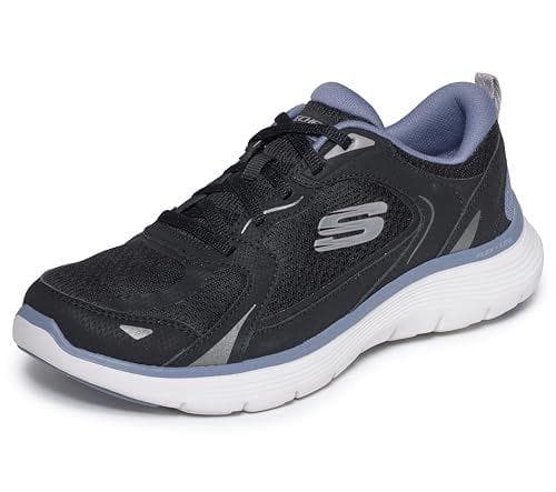 Skechers Flex Appeal 5.0 Retro Rush - Tenis para Mujer, Color Negro, Talla 5
