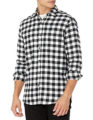 Amazon Essentials - Camisa de franela de manga larga