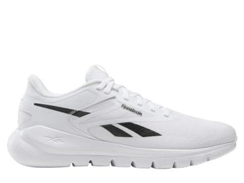 Reebok Zapatillas Split Flex para Hombre, Color Blanco/Negro, Talla 44 EU, Blanco y Negro, 44 EU