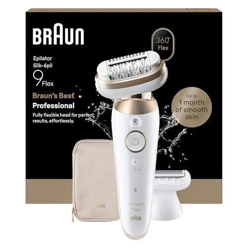 Braun - Depiladora eléctrica para mujer | Silk·épil 9 Flex 