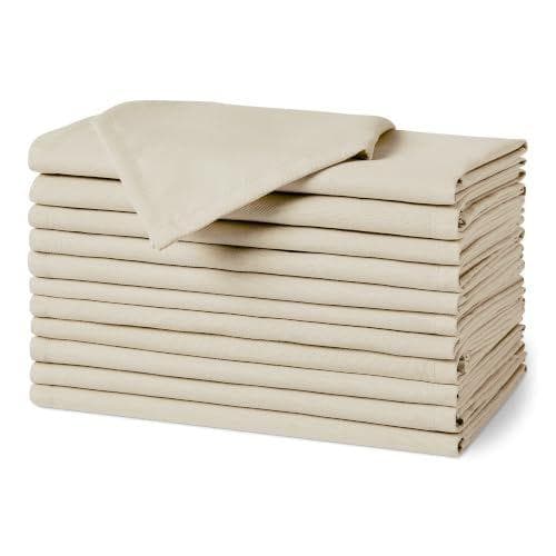 Amazon Basics - Paquete de 12 servilletas de tela 