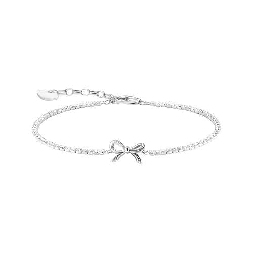 Thomas Sabo  - Pulsera de lazo con piedras blancas