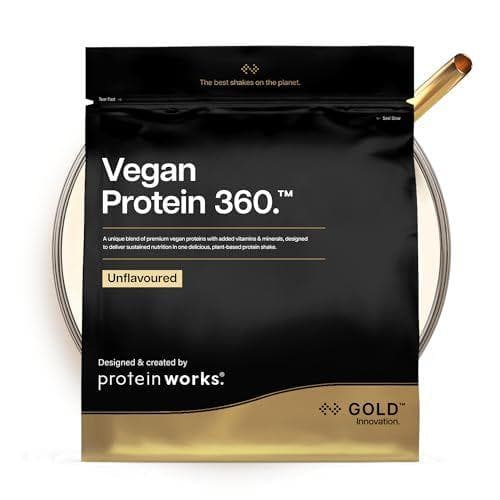 Protein Works - Proteinas veganas 360 | Sin sabor | 1 kg