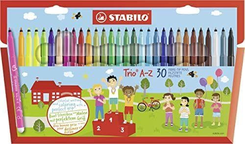 STABILO - Estuche de 30 rotuladores de colores