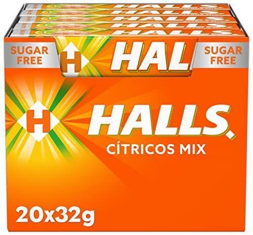 Halls Cítrico - Caramelo duro - Caja con 20 Sticks de 32 g