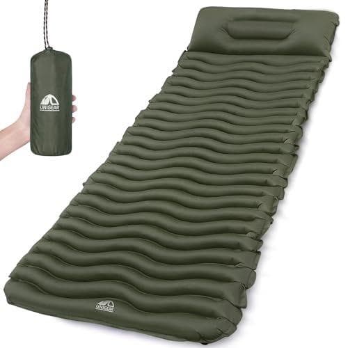 Unigear - Esterilla de camping hinchable ultraligera 