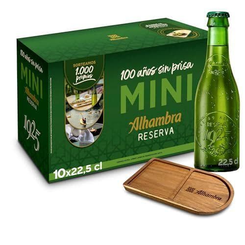 Alhambra Reserva 1925 - Pack de 10 botellas mini de cerveza 