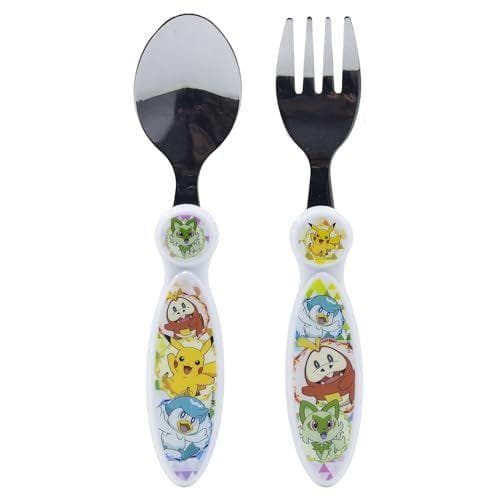 STOR - Set 2 cubiertos infantiles de Pokémon 