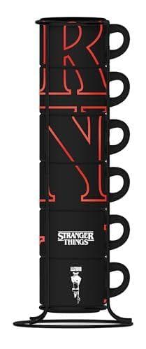 Bialetti - Set de 6 tazas apilables Stranger Things